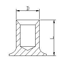 自沖鉚釘尺寸圖